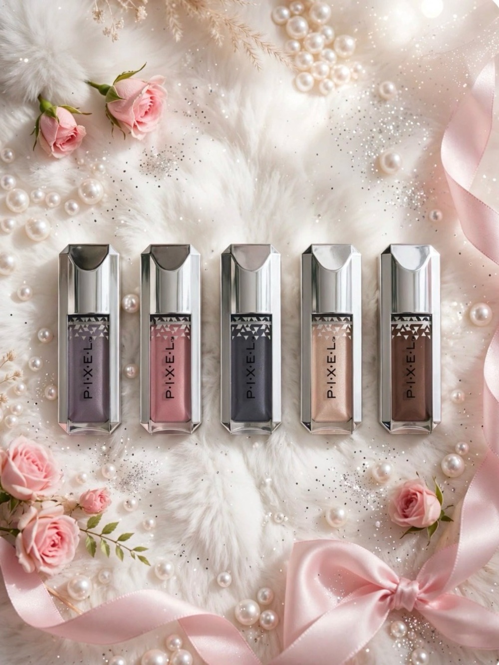 Pixi Lipstick Set — Nude, Pink, Mauve, Brown, Plum